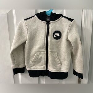 Nike color block zip up jacket hoodie nike logo 2T